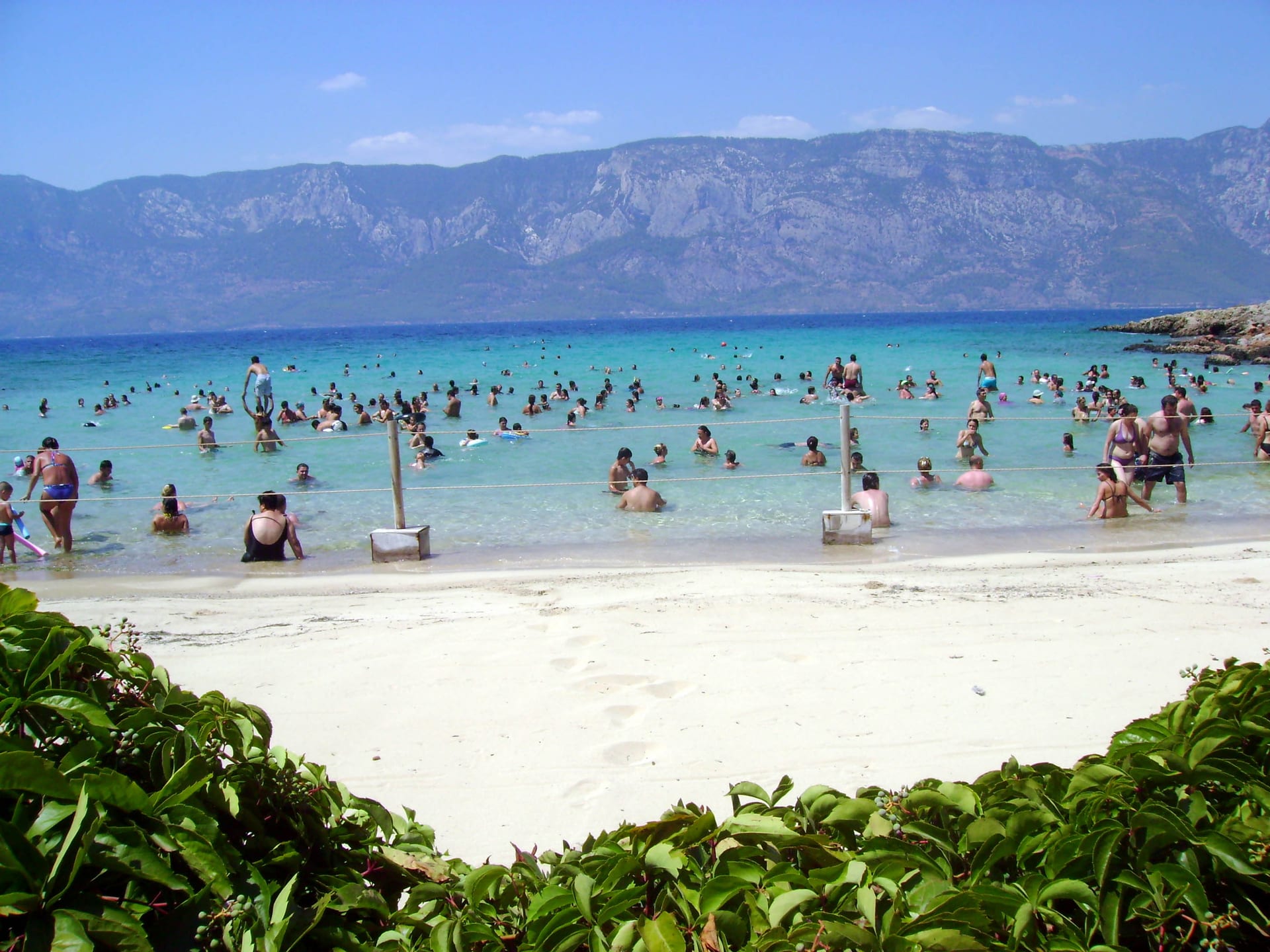 Cleopatra Beach on Sedir Island in the Gulf of Gökova