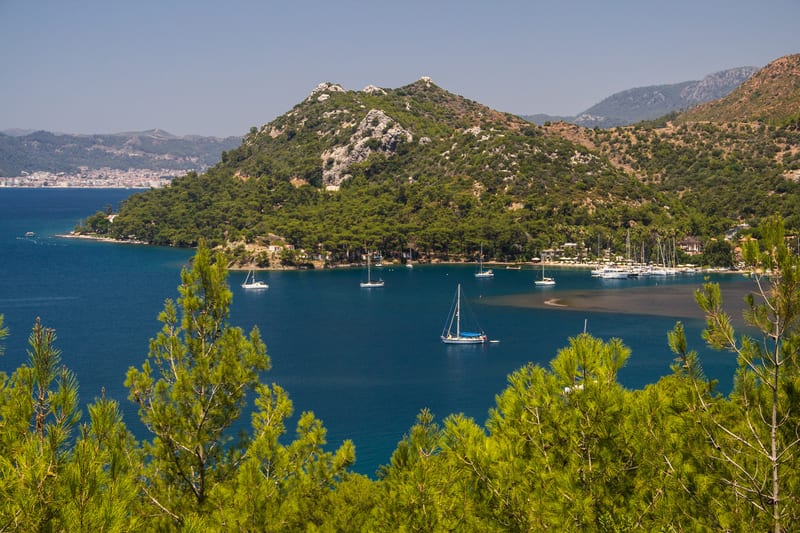 Marmaris waterfront promenade for independent walking